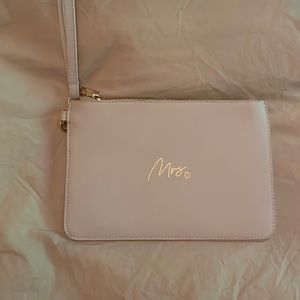 “Mrs” wristlet